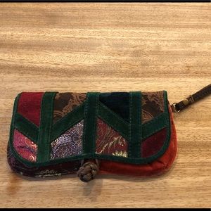 Lucky Brand Velvet Clutch